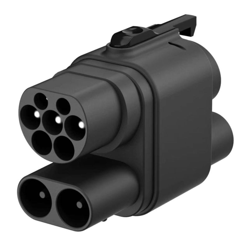 Fabrieksdirecte 200kw gelijkstroomoplaadadapter CCS2 naar CCS1 EV-connector snellaad CCS2 naar CCS1 Adapter