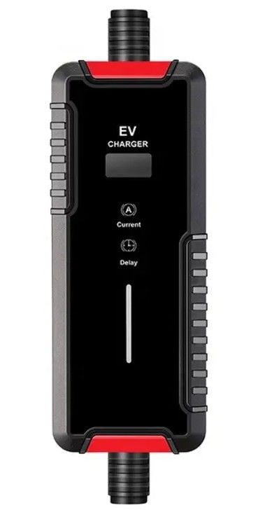 Hoogwaardige elektrische snelle type 2 ev-oplader 8-32a draagbare ev-oplader met schermverstelbaar