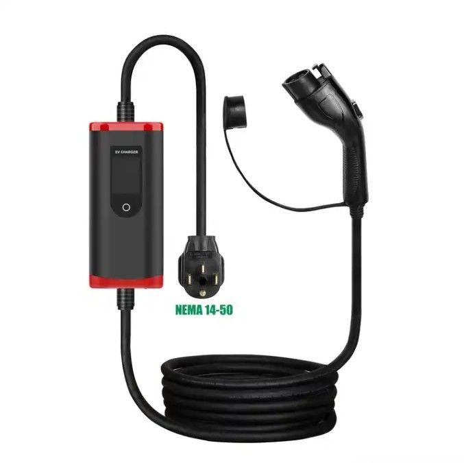 Fabriek 8a-32a Verstelbare SAE J1772 TYPE1 Snelle elektrische auto-oplader Draagbare EV-oplader