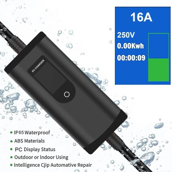 Fabriek 8a-32a Verstelbare SAE J1772 TYPE1 Snelle elektrische auto-oplader Draagbare EV-oplader