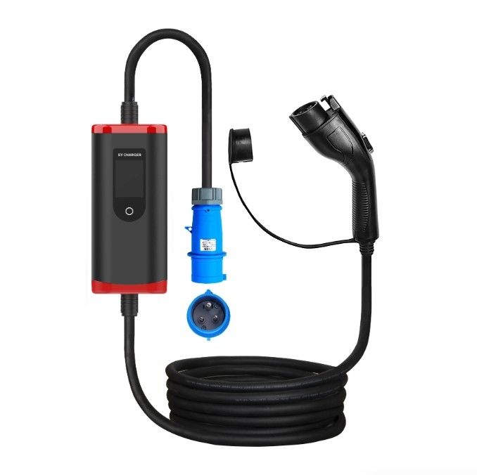 Fabriek 8a-32a Verstelbare SAE J1772 TYPE1 Snelle elektrische auto-oplader Draagbare EV-oplader